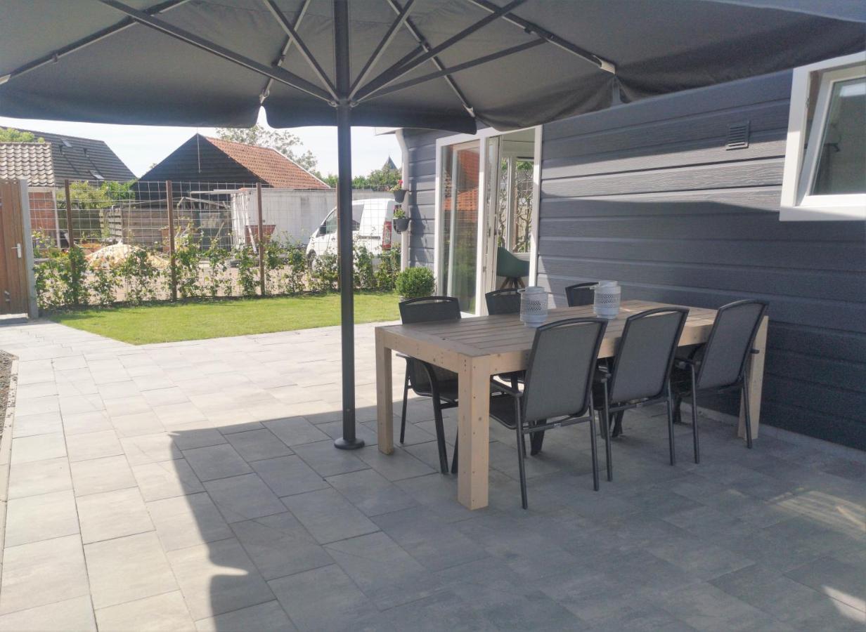 Mw155 Chalet With Garden In Peaceful Area Meliskerke Exterior foto